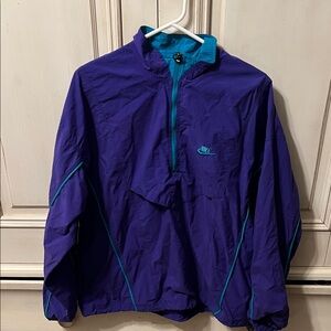 Nike Purple and Teal Windbreaker